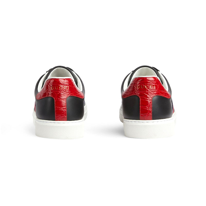 GUCCI MEN'S GUCCI ACE SNEAKER WITH WEB 757892